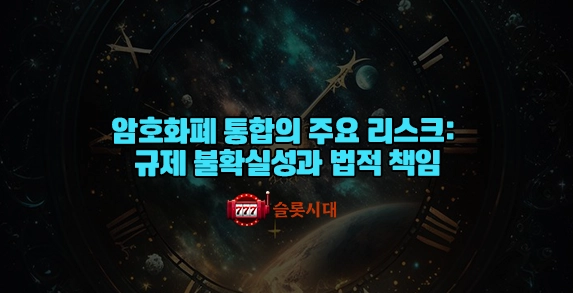 암호화폐 통합의 주요 리스크: 규제 불확실성과 법적 책임 암호화폐 통합의 주요 리스크: 규제 불확실성과 법적 책임