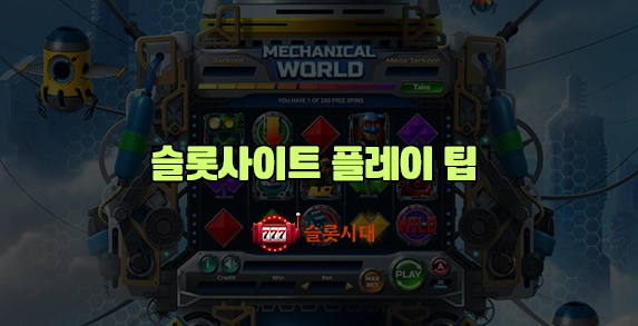 슬롯시대 슬롯사이트 플레이 팁